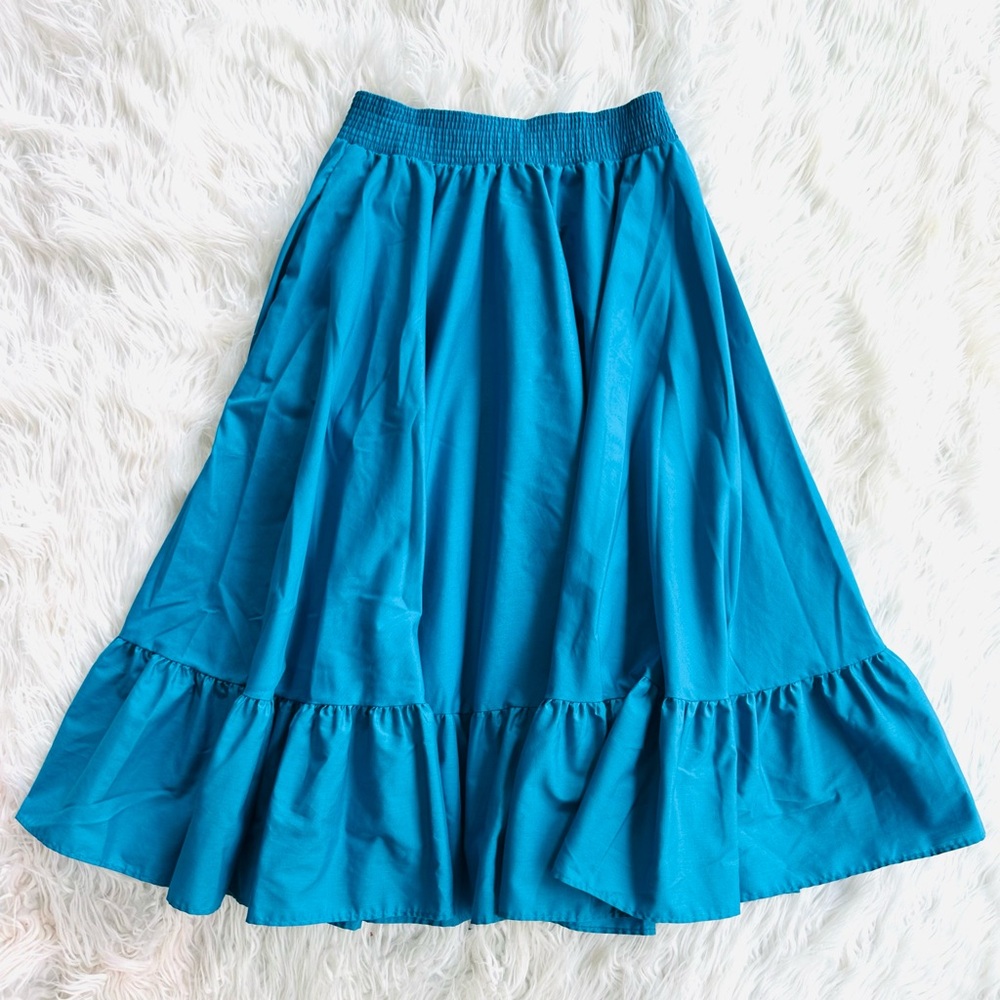 Vintage Partners Please Malco Modes
San Francisco Blue Square Dance Skirt Small